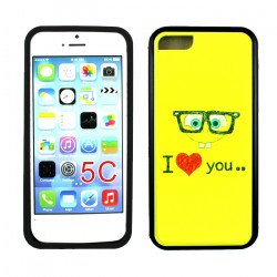 iPhone 5C Gummy Design Case (Sponge I Love You)